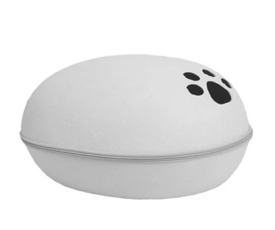 YES4PETS Large Cave Cat Soft Cushion Igloo Kitten Cat Bed Mat House Dog Puppy Light Grey