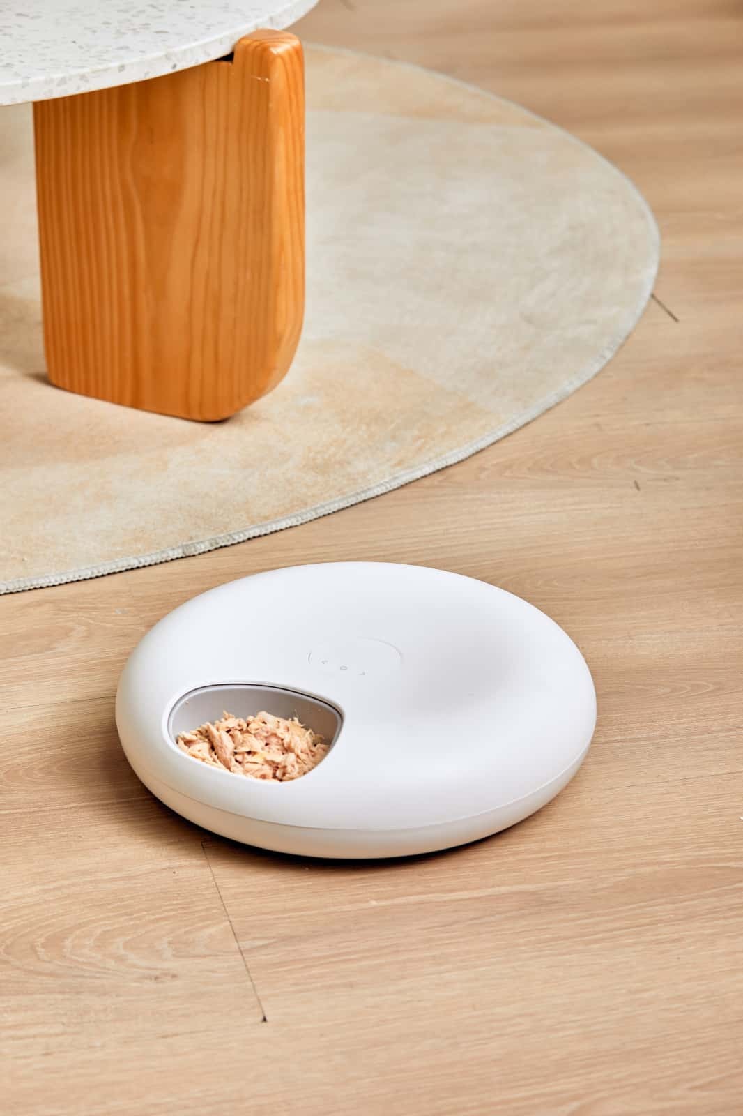 6 Meal Automatic Pet Dog Cat Food Feeder Dispenser with Programmable Timer White