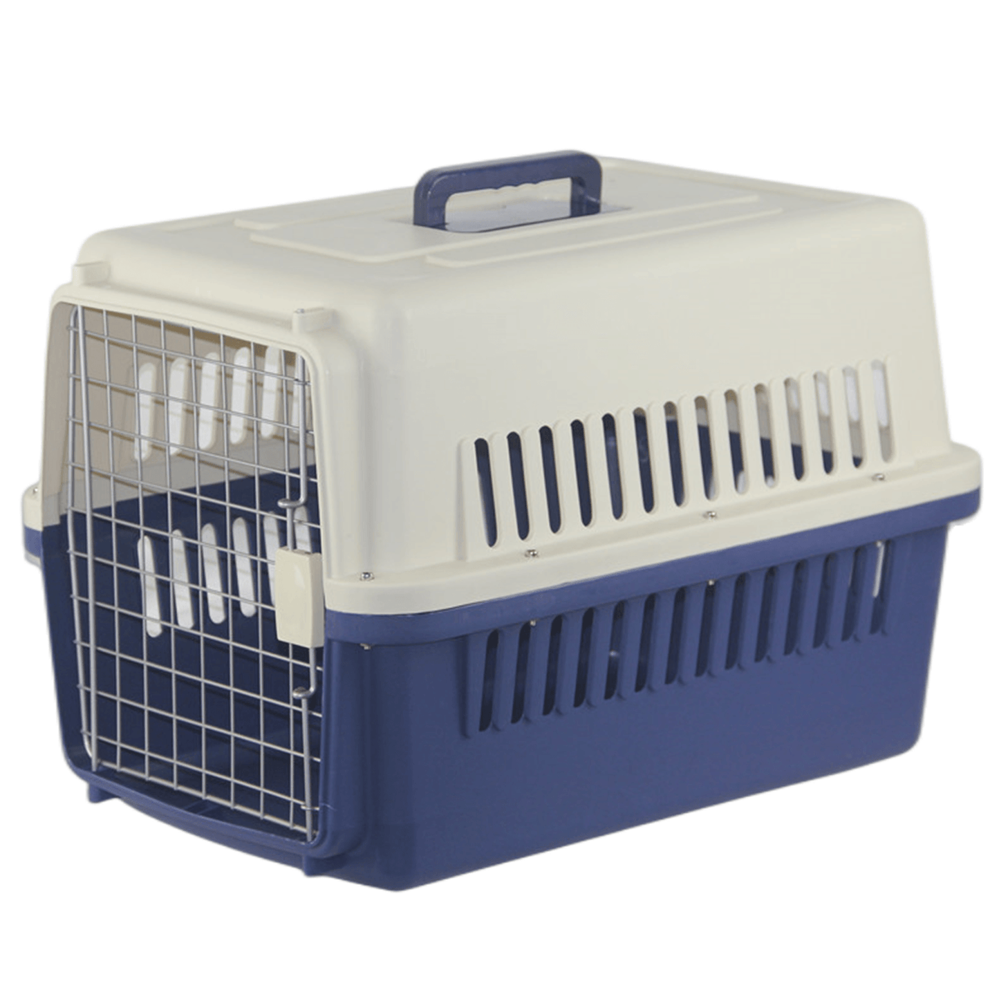 YES4PETS New Medium Dog Cat Rabbit Crate Pet Airline Carrier Cage With Bowl and Tray 5 Colour