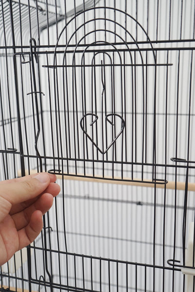 YES4PETS 153cm Large Bird Cage Pet Parrot Aviary Budgie Perch Rolling Stand Castor Wheel