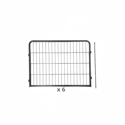 YES4PETS 6 Panel 60 cm Heavy Duty Pet Dog Puppy Cat Rabbit Exercise Playpen Fence
