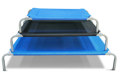 YES4PETS Large Pet Dog Puppy Cat Bed Trampoline Hammock Cot Bed 120 x 76 x 21 cm