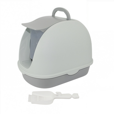 YES4PETS Portable Hooded Cat Toilet Litter Box Tray House with Handle and Scoop