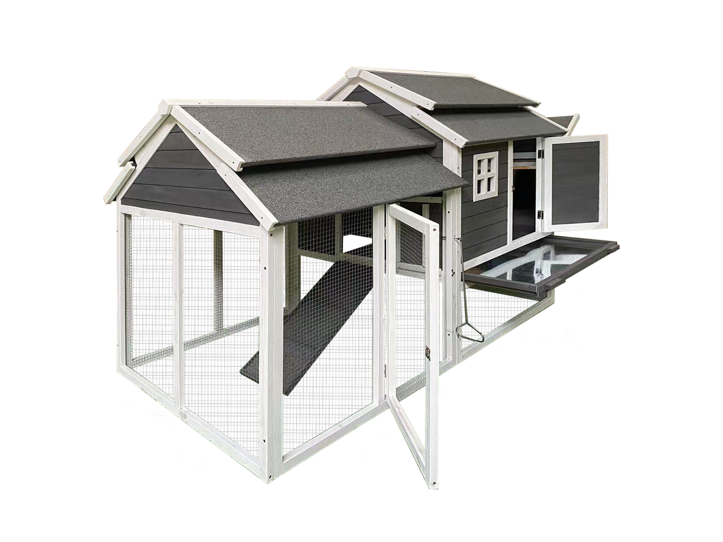 YES4PETS 230 CM XL Chicken Coop Rabbit Hutch Guinea Pig Cage Ferret House
