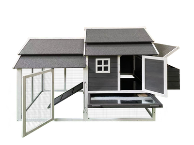 YES4PETS 230 CM XL Chicken Coop Rabbit Hutch Guinea Pig Cage Ferret House