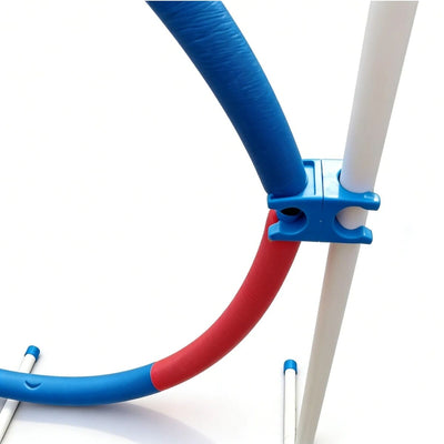 YES4PETS Portable Adjustable Dog Puppy Training Practice Jump Tyre Agility Post