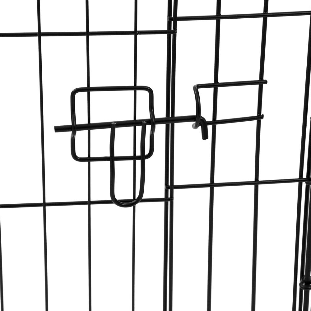 YES4PETS 24' 6 Panel Pet Playpen Fold Exercise Cage Fence Enclosure