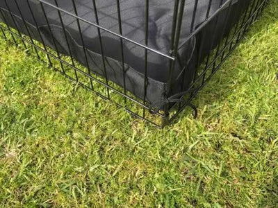 YES4PETS 48' Dog Rabbit Playpen Exercise Puppy Enclosure Fence With Canvas Floor