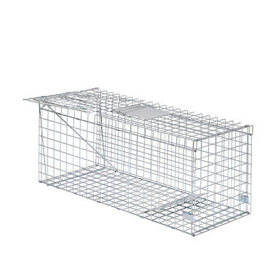 YES4PETS XL Animal Trap Humane Possum Cage Live Animal Safe Catch Rabbit Cat Hare 94x34x37cm