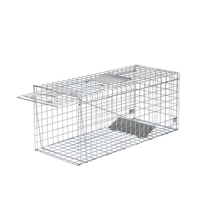 YES4PETS XL Animal Trap Humane Possum Cage Live Animal Safe Catch Rabbit Cat Hare 94x34x37cm