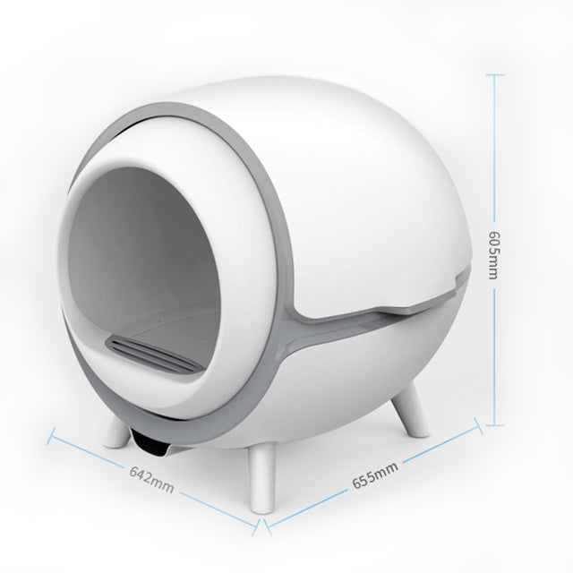 XXL Automatic Smart Hooded Cat Toilet Litter Box Tray House