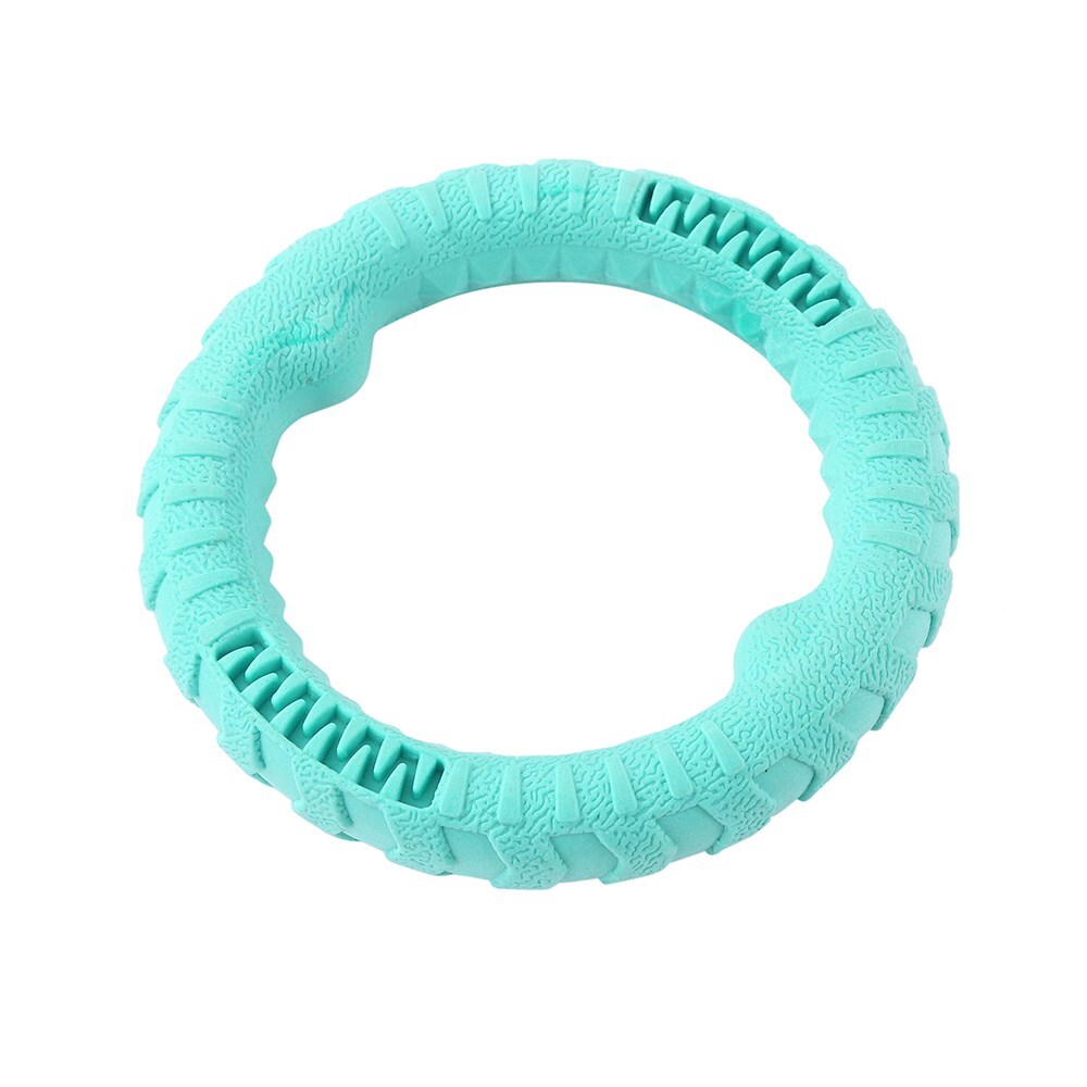 2 x Large Dog Puppy Fetch Toy Tugger Ring Large 24cm