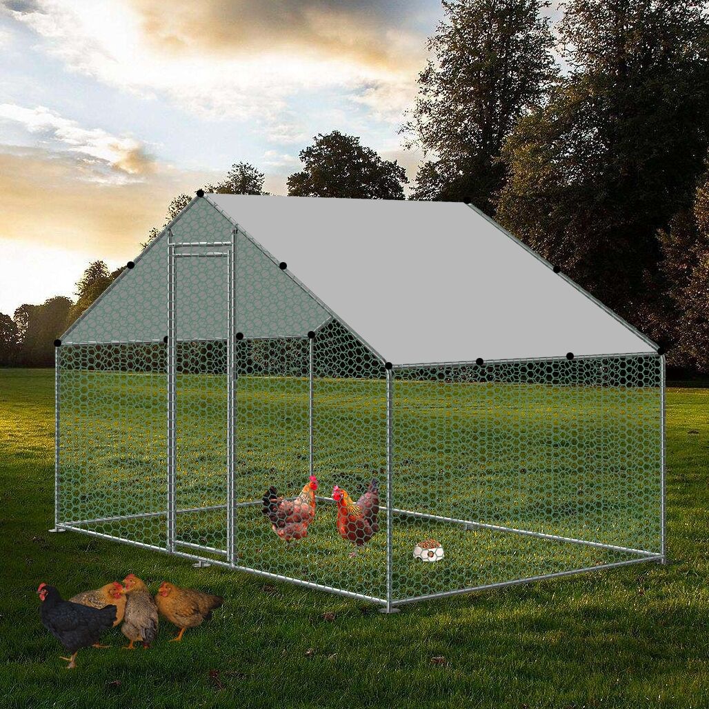 YES4PETS XL 3x2x2 M Cat Chicken Coop Run Extension Rabbit Guinea Pig Bird Cage