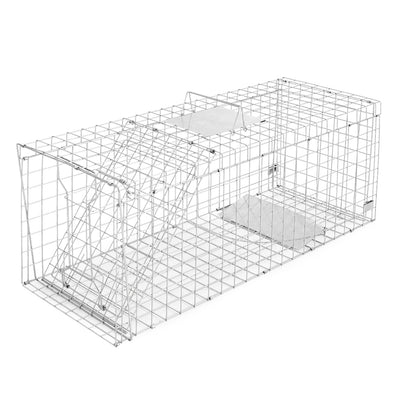 YES4PETS XXXL Animal Trap Humane Possum Cage Live Animal Safe Catch Rabbit Cat Hare 108X40X45CM