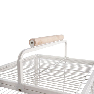 YES4PETS Small Bird Transport Budgie Cage Parrot Aviary Carrier With Wheel