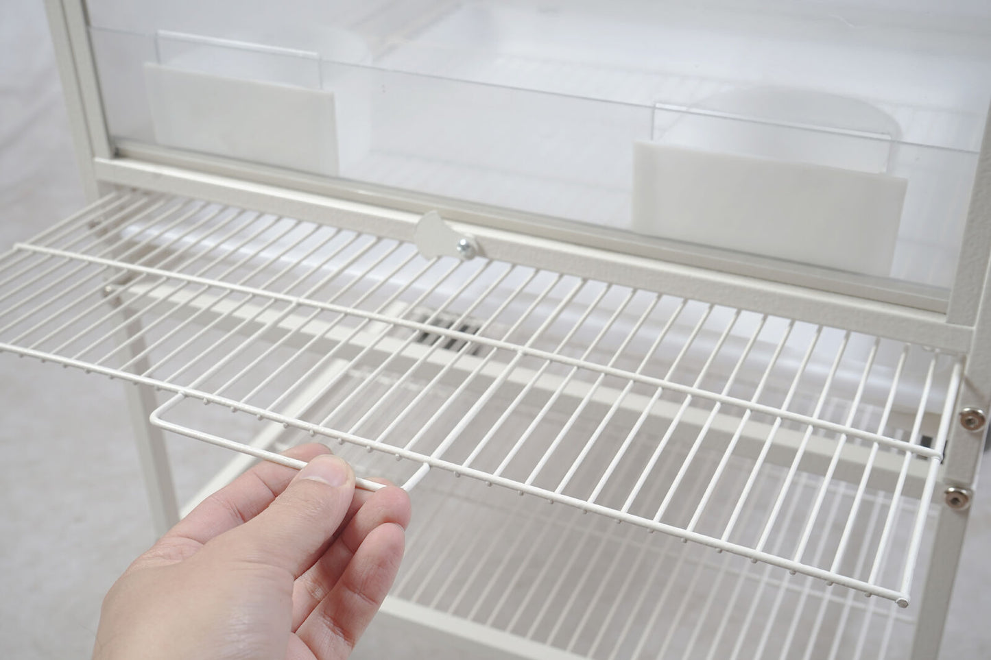 YES4PETS Small Bird Transport Budgie Cage Parrot Aviary Carrier With Stand & Wheels