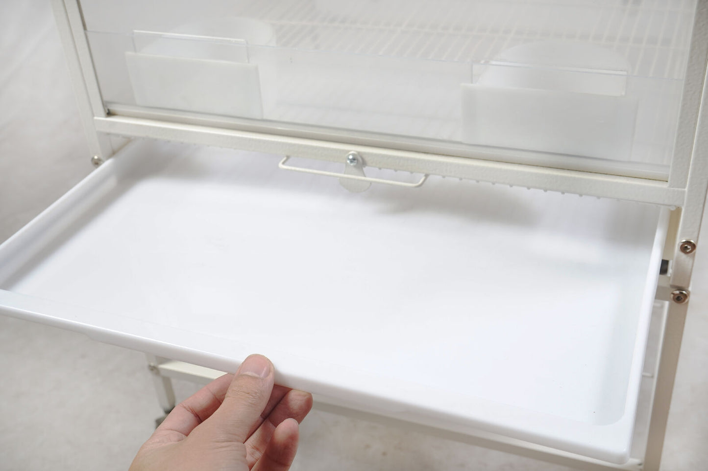 YES4PETS Small Bird Transport Budgie Cage Parrot Aviary Carrier With Stand & Wheels