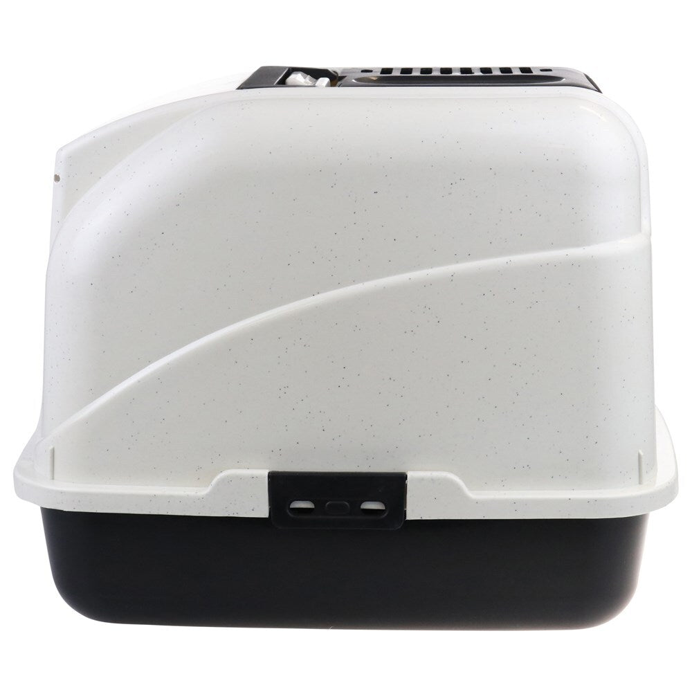 YES4PETS New Rect Portable Hooded Cat Toilet Litter Box Tray House With Handle and Scoop
