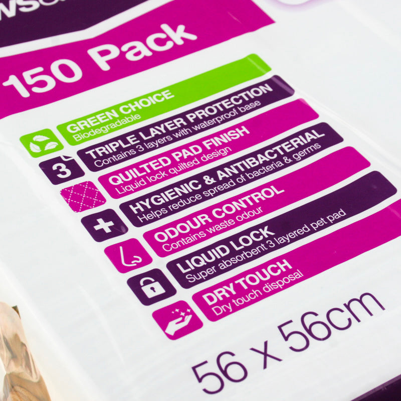 600Pk 56x56cm Puppy Pet Dog Indoor Cat Toilet Absorbent Training Pads