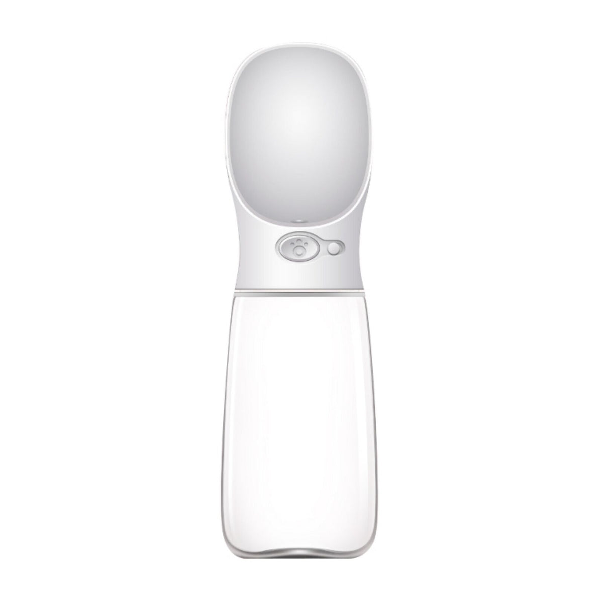 YES4PETS 550ml Portable Pet Dog Puppy Cat Drinking Mug Water Feeder Bottle Valve Travel Bottle White