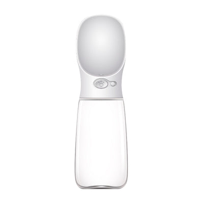 YES4PETS 550ml Portable Pet Dog Puppy Cat Drinking Mug Water Feeder Bottle Valve Travel Bottle White