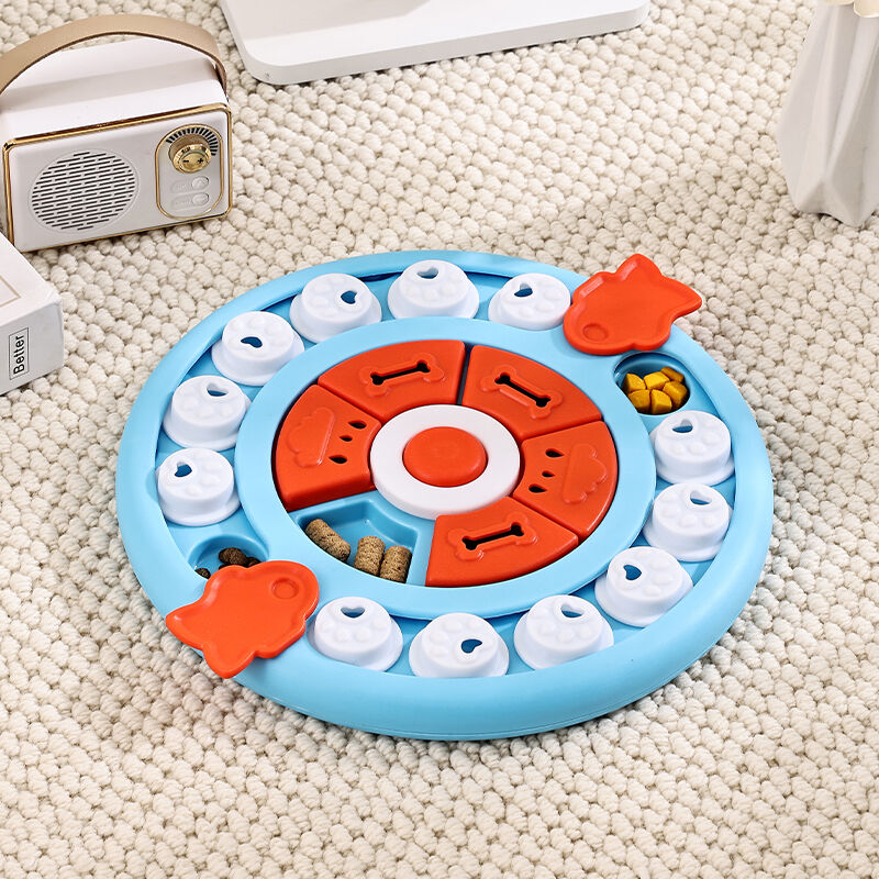 YES4PETS Dog Cat Toy Pizza Training Puzzle Treat Kitten Puppy Interactive Feeding Toys