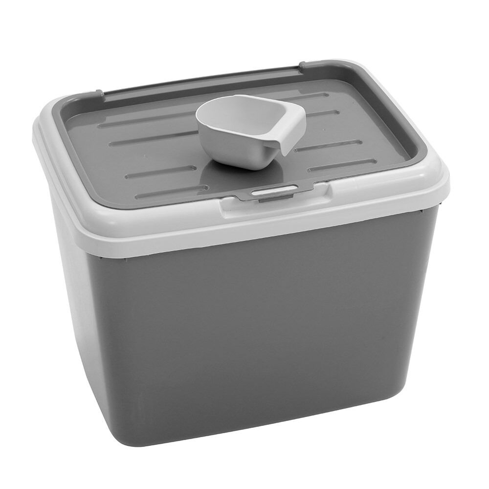 60L Pets Dog Puppy Cat Food Storage Storer Container w/ Scoop