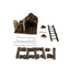 YES4PETS Hamster Bird Mice Swing Platform Hamster Hideouts Hamster House Hammock Stairs Toys