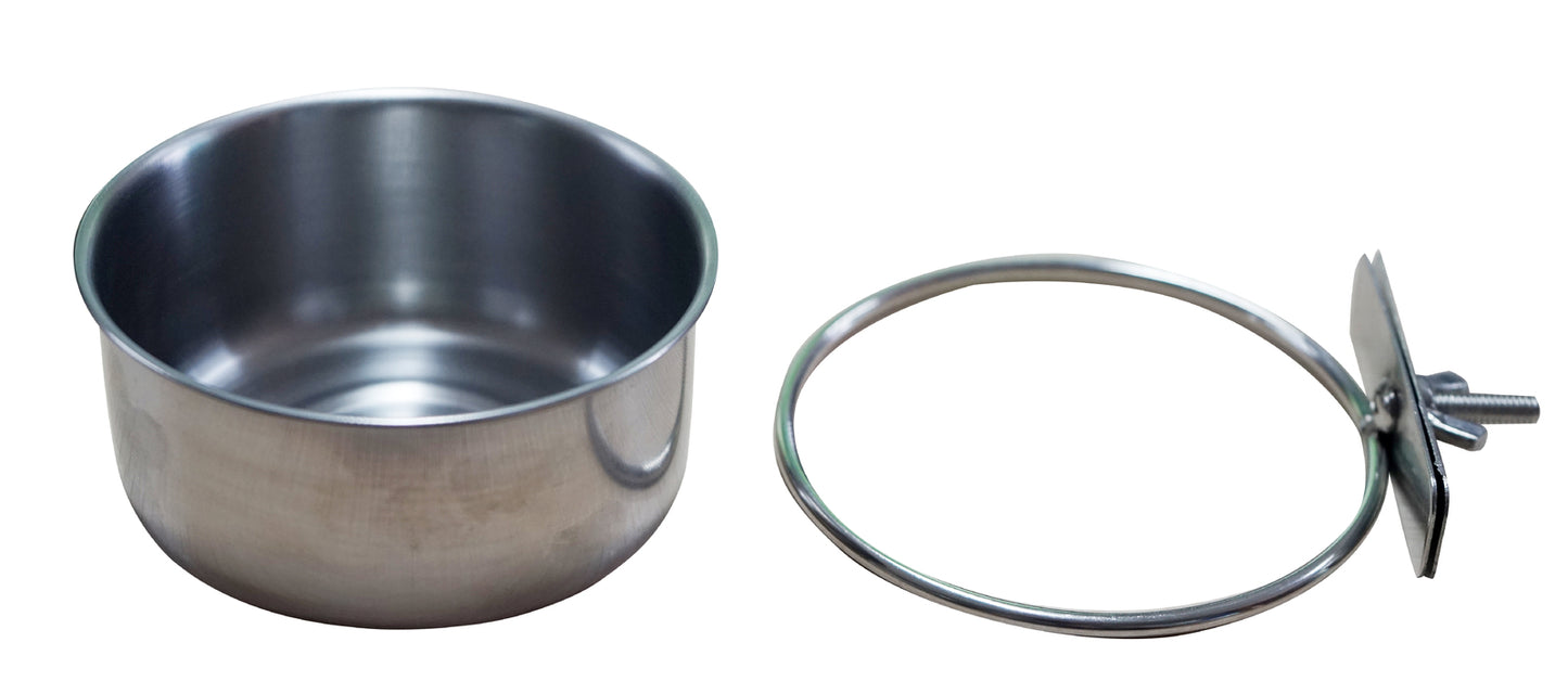 YES4PETS 10 X Small Pet Rabbit Bird Parrot Dog Cat Water Food Bowl Feeder Chicken Poultry Coop Cup