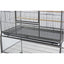 YES4PETS 158 cm Large Bird Cage Parrot Budgie Aviary With Stand & Cover