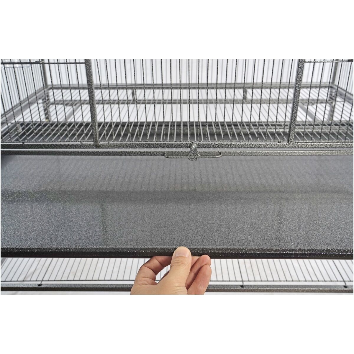 YES4PETS 158 cm Large Bird Cage Parrot Budgie Aviary With Stand & Cover