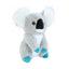 3 x Australian Animal Plush Dog Toys Squeaky Koala Platypus Kangaroo Set