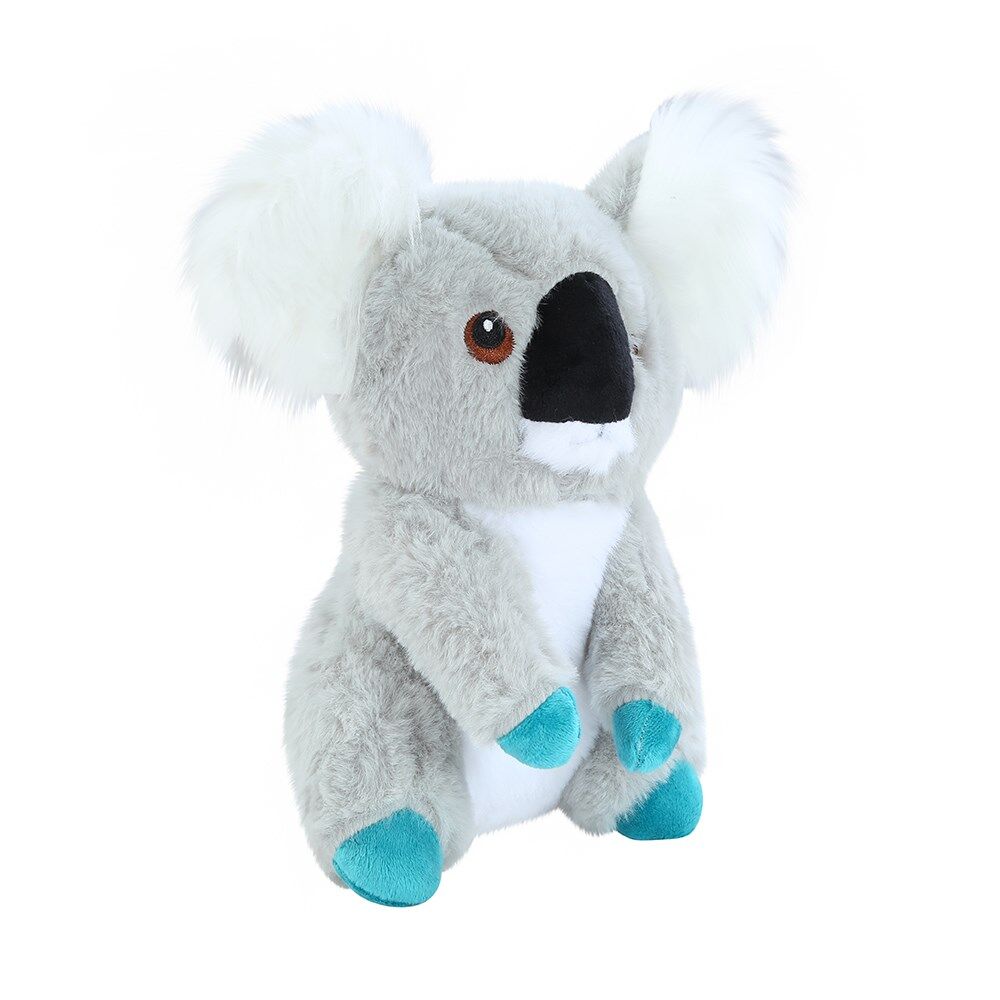 3 x Australian Animal Plush Dog Toys Squeaky Koala Platypus Kangaroo Set