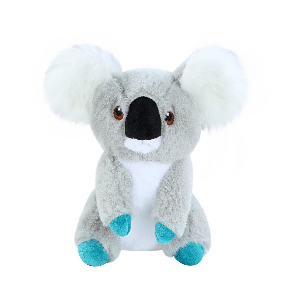 3 x Australian Animal Plush Dog Toys Squeaky Koala Platypus Kangaroo Set