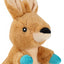 3 x Australian Animal Plush Dog Toys Squeaky Koala Platypus Kangaroo Set