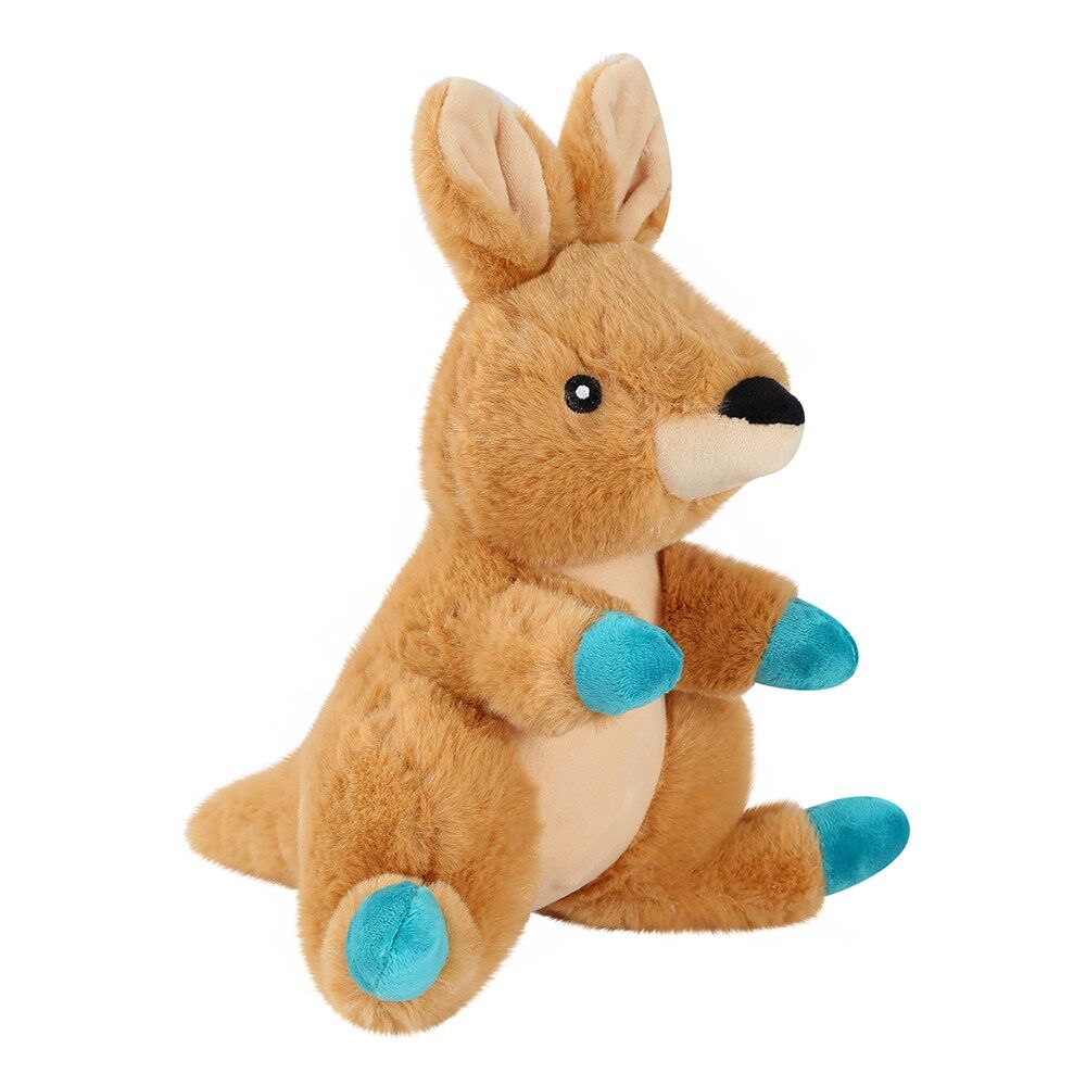 3 x Australian Animal Plush Dog Toys Squeaky Koala Platypus Kangaroo Set