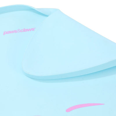 2 x Pet Cat Food Bowl Placemat Waterproof Silicone Feeder Mat Non Slip Floor