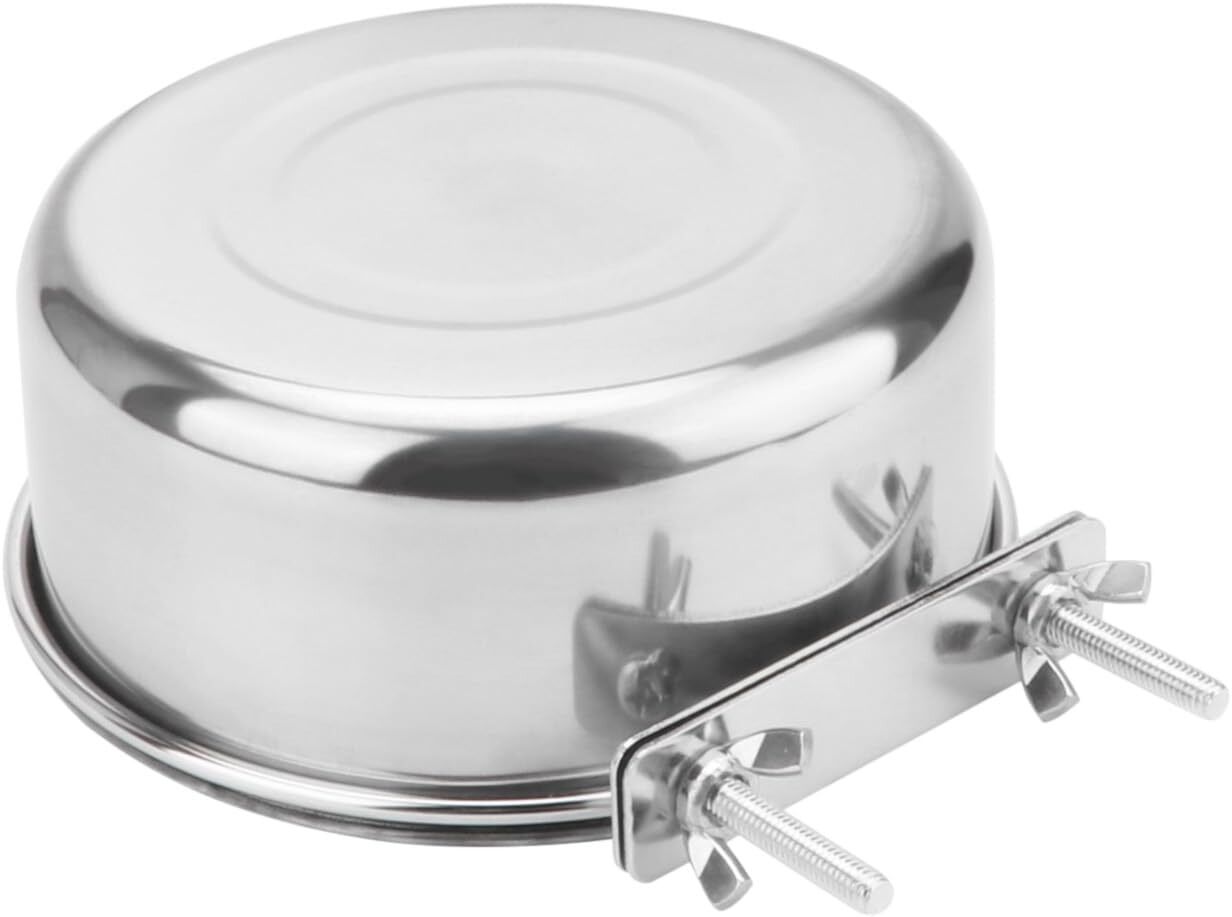 YES4PETS 2 X Large Pet Rabbit Bird Parrot Dog Cat Water Food Bowl Cup 16cm Diameter