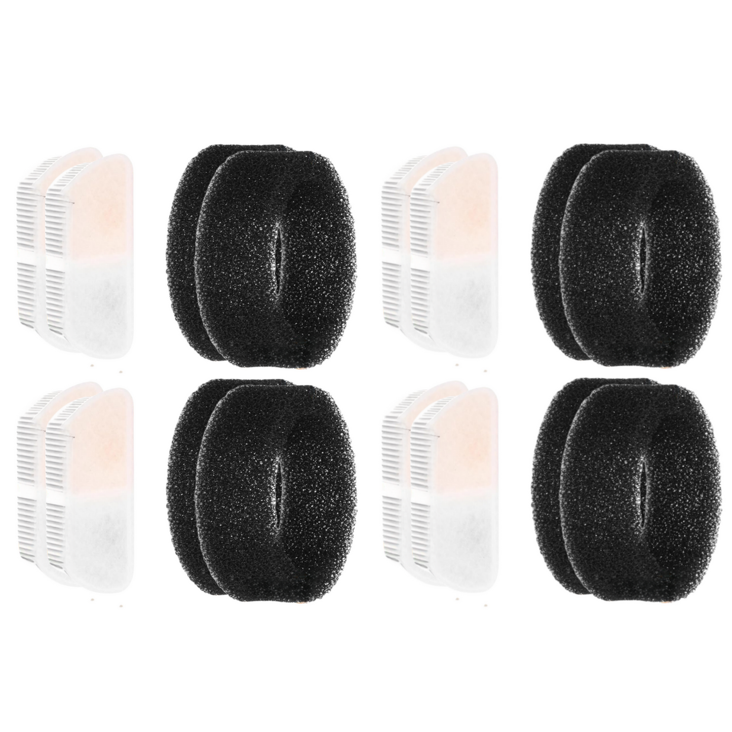YES4PETS 8 x Pet Dog Cat Fountain Filter Replacement Activated Carbon Ion Exchange Resin Triple Filtration System Automatic Water Dispenser PW-115