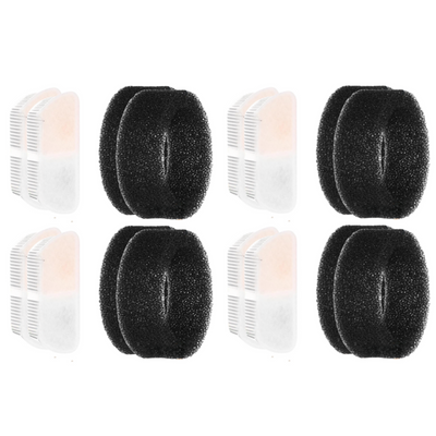 YES4PETS 8 x Pet Dog Cat Fountain Filter Replacement Activated Carbon Ion Exchange Resin Triple Filtration System Automatic Water Dispenser PW-115