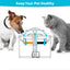 YES4PETS 8 x Pet Dog Cat Fountain Filter Replacement Activated Carbon Ion Exchange Resin Triple Filtration System Automatic Water Dispenser Compatible