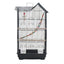 YES4PETS Small Bird Cage Aviary for Budgies Finches Canaries Parakeets with House Shaped Roof With Toys