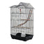 YES4PETS Small Bird Cage Aviary for Budgies Finches Canaries Parakeets with House Shaped Roof With Toys