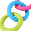 3 x Small Dog Puppy Fetch Toy Tugger Spikey Ring Large 16cm