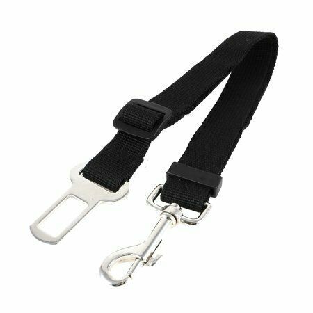 3 X YES4PETS Adjustable Nylon Dog Pet Car Safety Seat Belt Harness Restraint Lead Leash Black