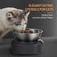 3 X YES4PETS Medium Stainless Steel Pet Bowl Water Bowls Portable Anti Slip Skid Feeder Dog Rabbit Cat