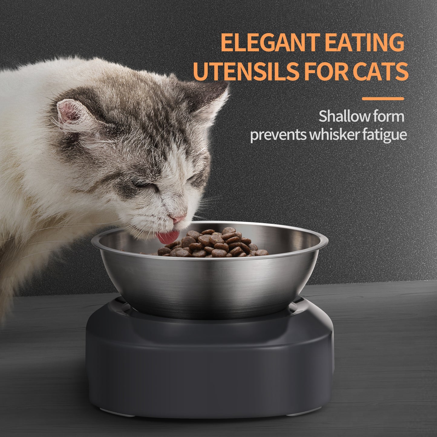 3 X YES4PETS Medium Stainless Steel Pet Bowl Water Bowls Portable Anti Slip Skid Feeder Dog Rabbit Cat