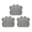 YES4PETS 3 x Pet Food Bowl Placemat Waterproof Leakproof Rubber Feeder Mat Non Slip Floor 45x60cm