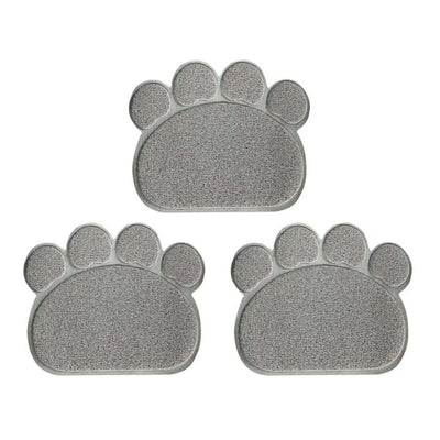 YES4PETS 3 x Pet Food Bowl Placemat Waterproof Leakproof Rubber Feeder Mat Non Slip Floor 45x60cm
