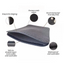 YES4PETS 3x Double Layer Cat Litter Tray Trap Mat Catch Cat Litter House Box Pad Toilet Mat 58 x 76cm